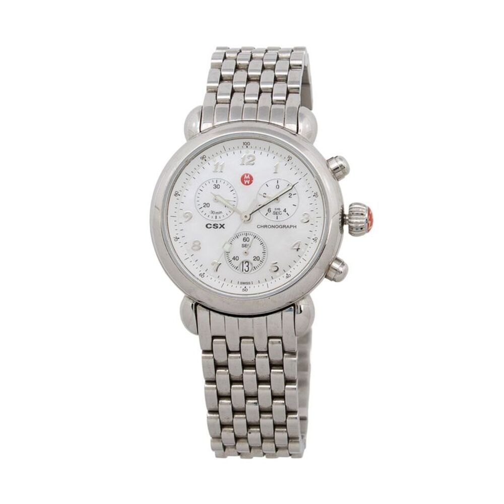 Michele Stainless Steel Chronograph CSX Watch
